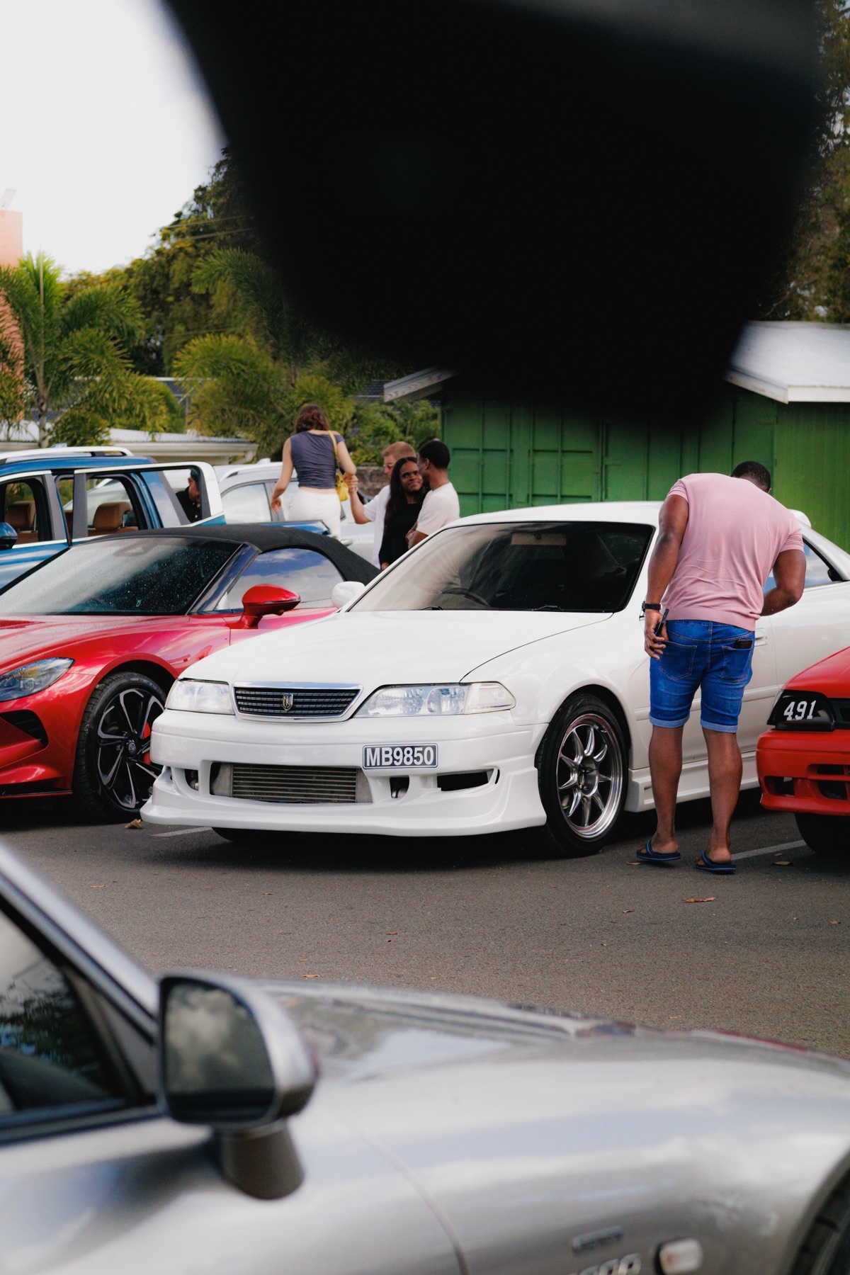 Car photographed at the April Cars and Coffee Barbados meet