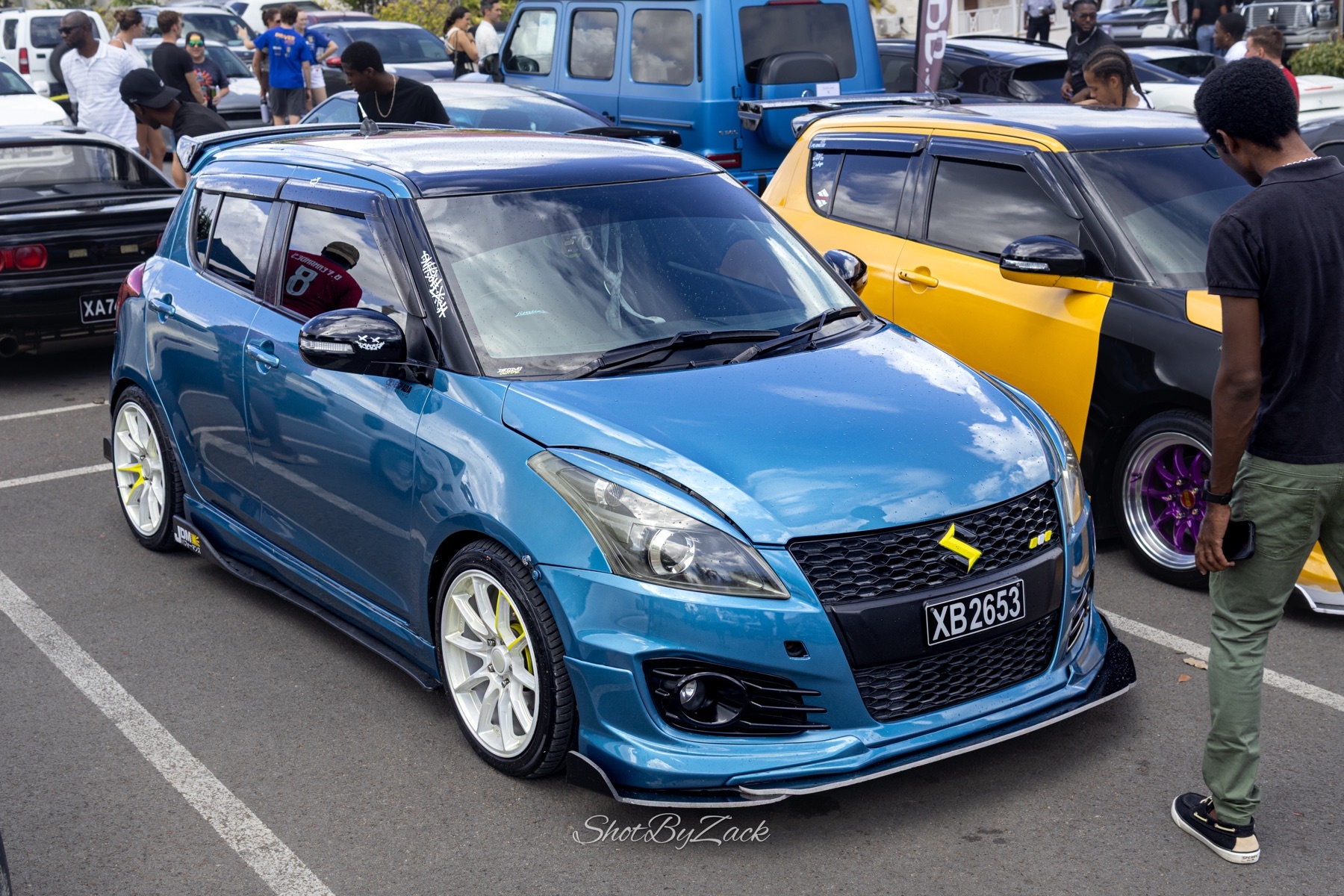 Car photographed by Shot by Zack at Cars and Coffee Barbados