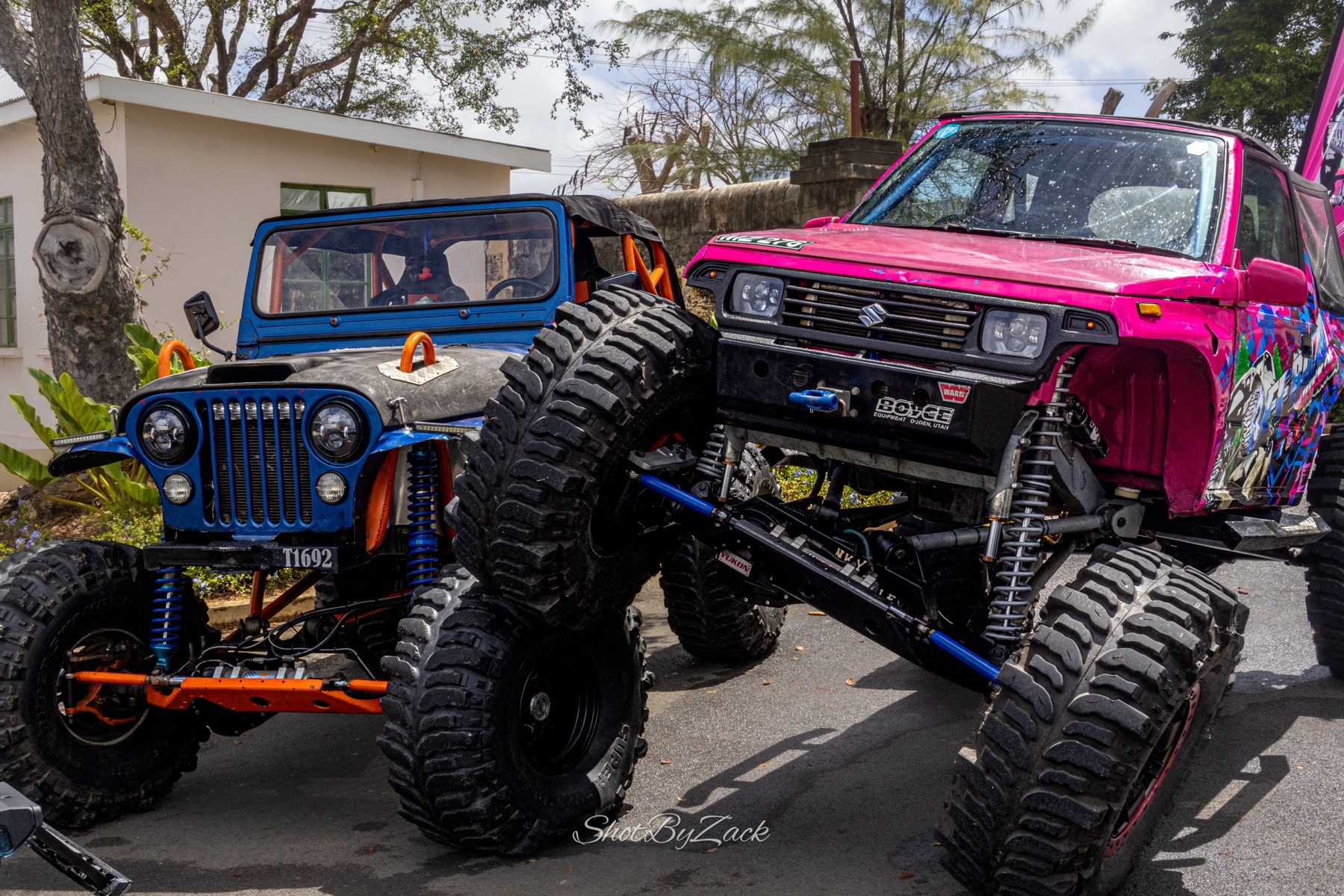 Cars at Haymans Market photographed during Cars and Coffee Barbados